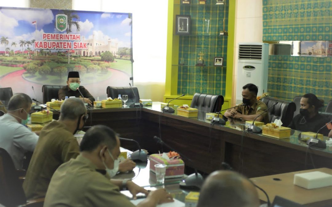 PEMERINTAH KAMPUNG TANJUNG KURAS MENGADAKAN RAPAT KOORDINASI DENGAN PEMERINTAH KABUPATEN SIAK