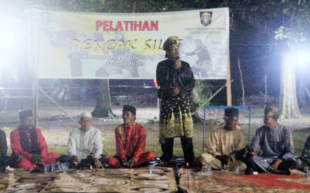 PEMBUKAAN PELATIHAN PENCAK SILAT DI KAMPUNG TANJUNG KURAS TAHUN 2022