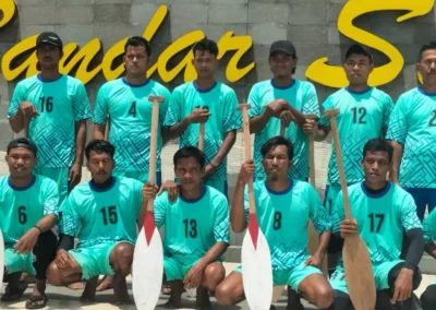 Atlet Dayung Sampan Belatram ikuti Siak Serindit Boat Race Tahun 2024