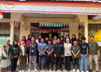 Gandeng PPS Kampung Tanjung Kuras, KKN MBKM FISIP UNRI gelar Sosialisasi Pemilih Pemula