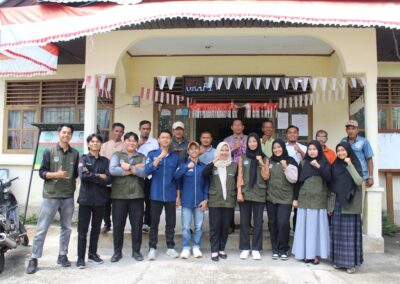 Mahasiswa KKN MBKM FISIP UNRI Kampung Tanjung Kuras Gelar Sosialisasi Smart Kampung