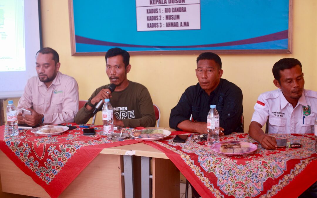 Pembentukan Tim Pemantauan Deforestasi Kampung Tanjung Kuras