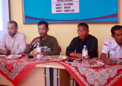 Pembentukan Tim Pemantauan Deforestasi Kampung Tanjung Kuras